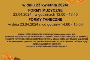 XXXIII Małopolski Festiwal Form Muzycznych i Tanecznych 